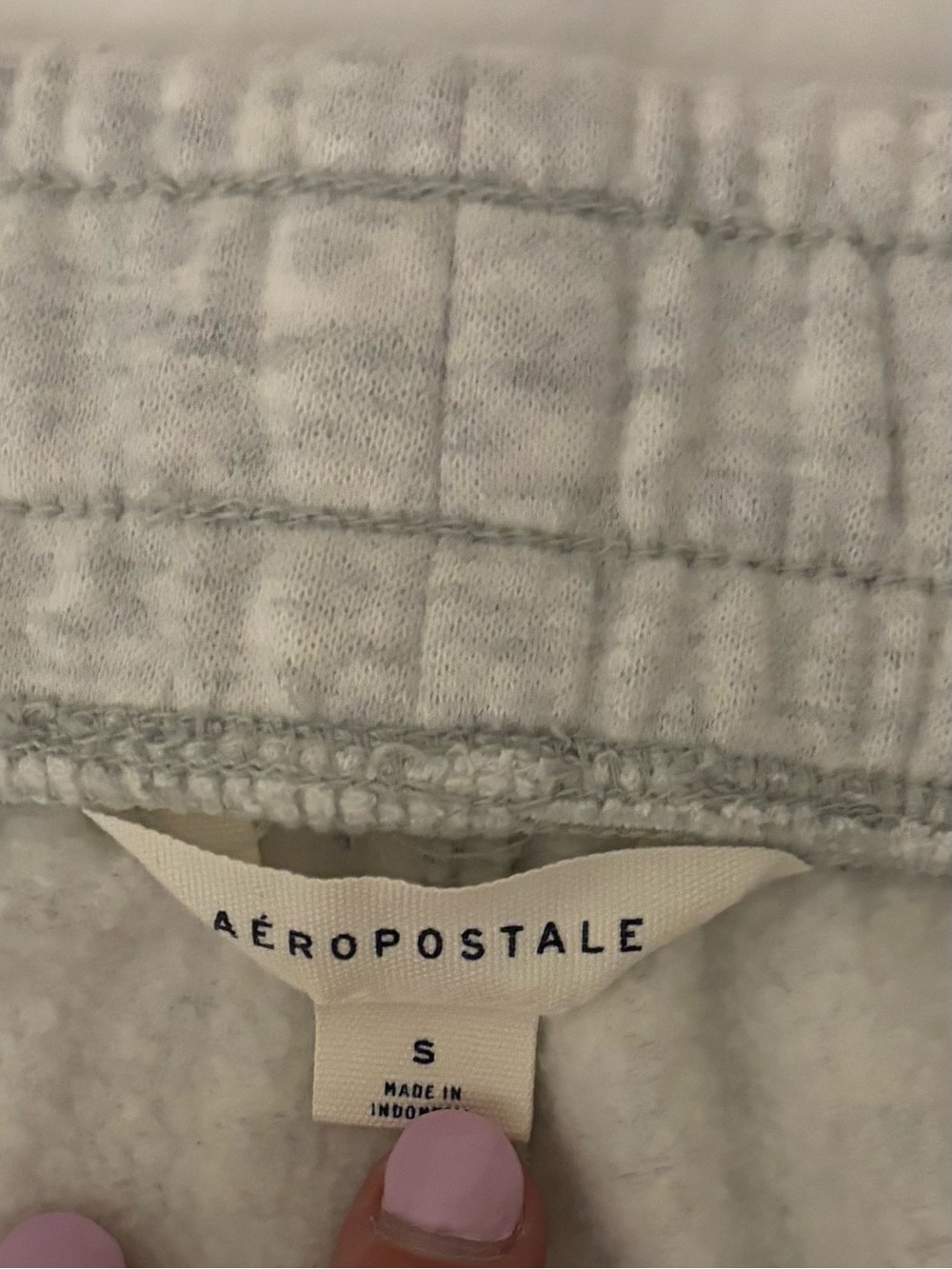 Aeropostale Light Gray Track Pants